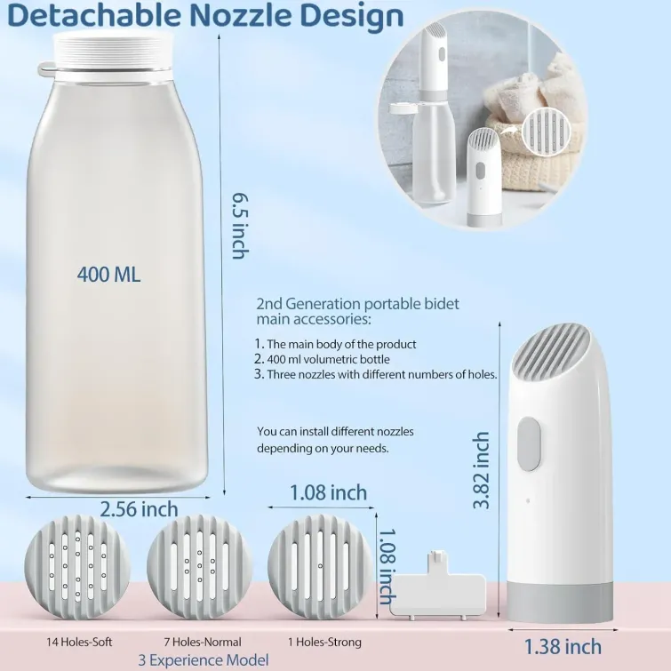 خودشور و آفتابه شارژی همراه